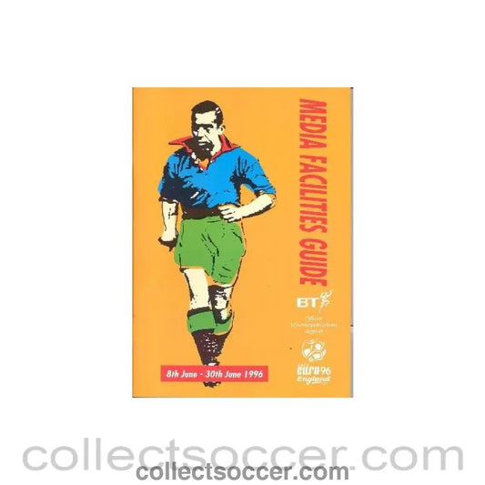 1996 - Euro 1996 in England - Media Facilities Guide - Collect Soccer