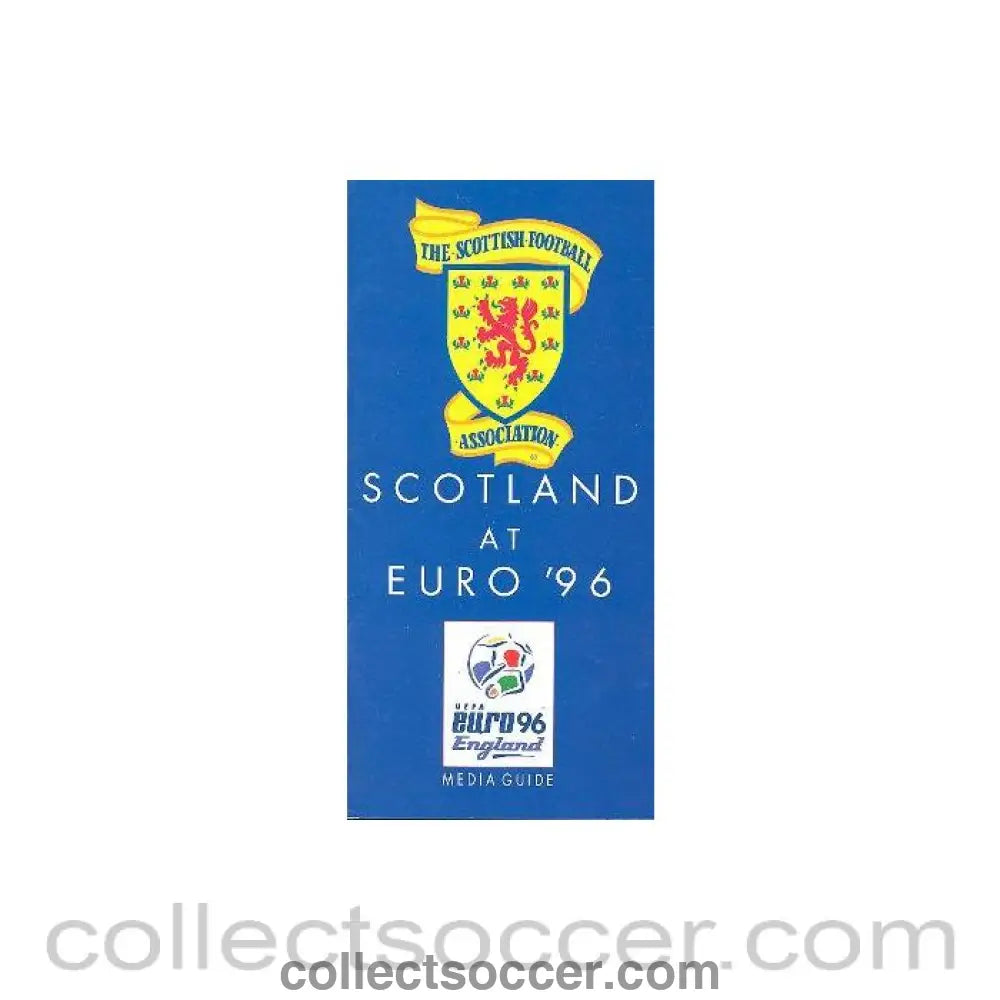 1996 - Euro 1996 in England - Scotland at Euro 96 Media Guide