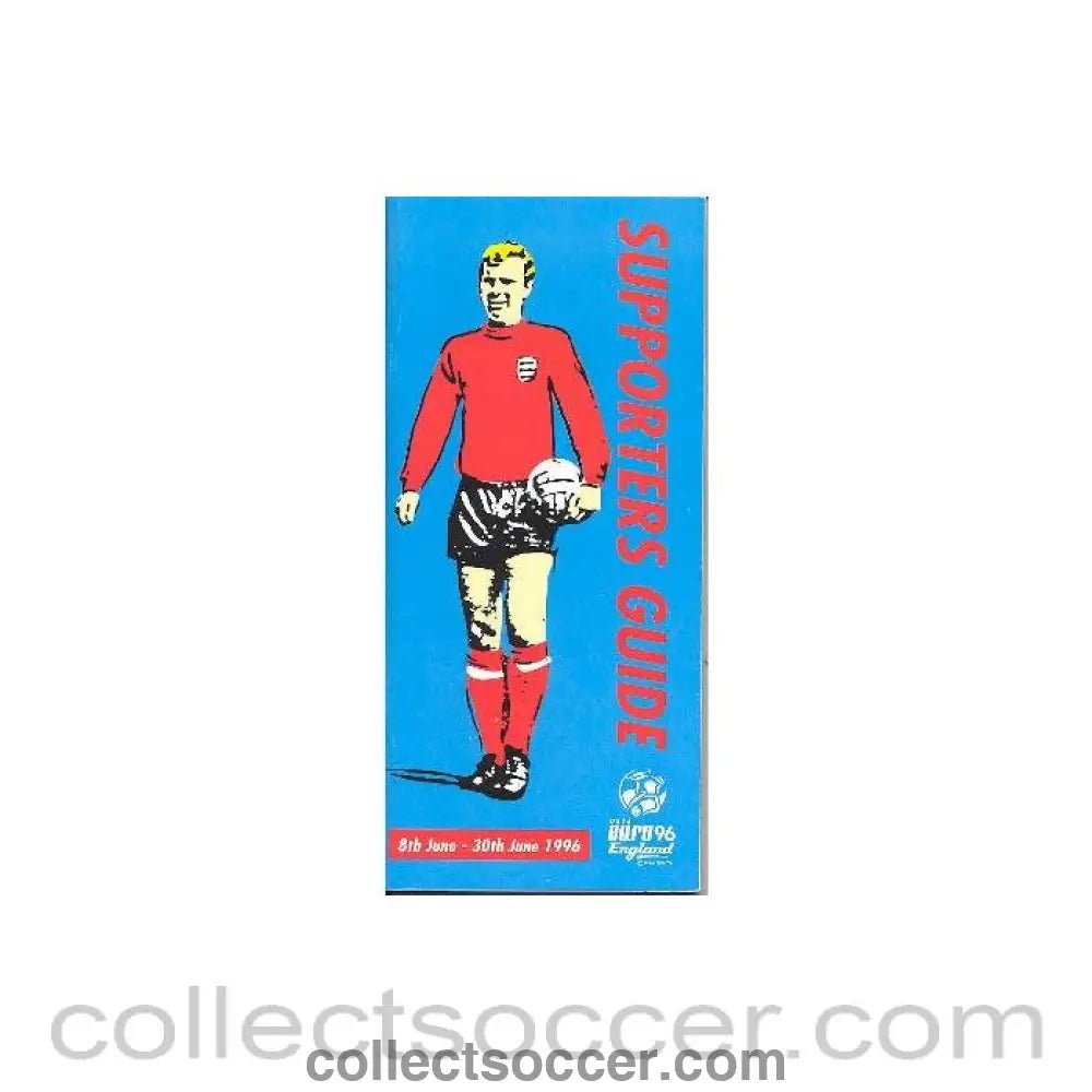 1996 - Euro 1996 in England - Supporters Guide in English - Collect Soccer