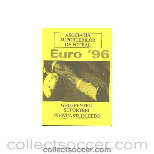 1996 - Euro 1996 in England - The Football Supporters' Association Fans Guide To Euro 96 Leeds in Italian - Collect Soccer
