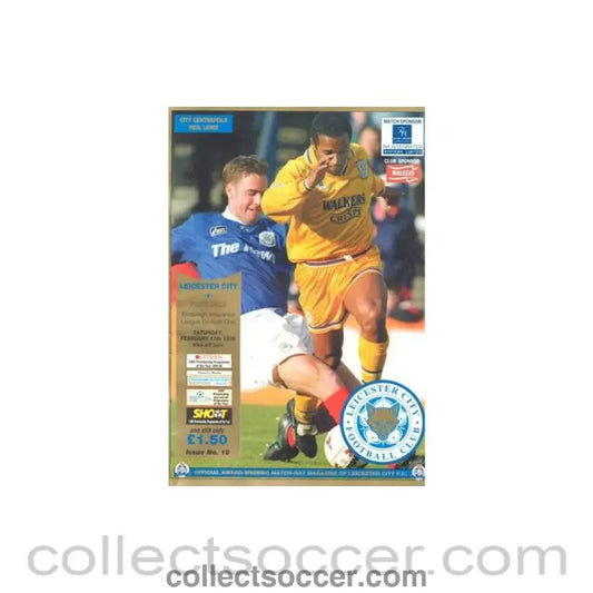 1996 - Leicester City v Port Vale official programme 17/02/1996 Endsleigh League - Collect Soccer