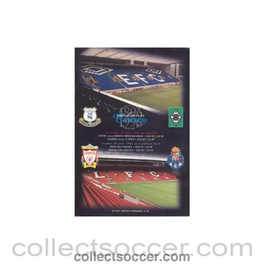 1996 - Littlewoods founder Sir John Moores CBE Centenary 1896 - 1996 official programme - Collect Soccer