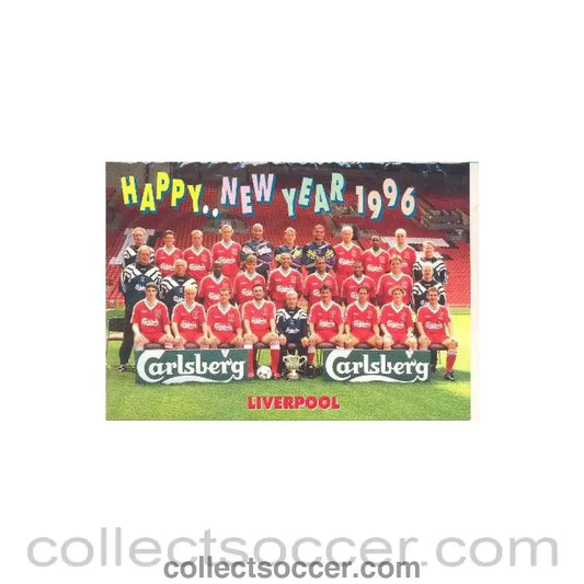 1996 - Liverpool Happy New Year 1996 postcard