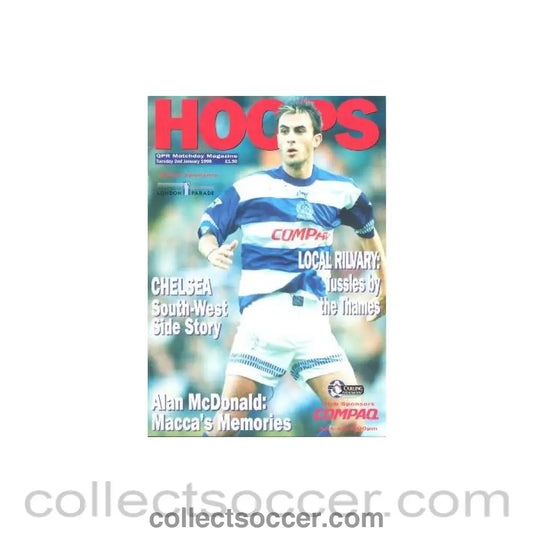 1996 - Queen’s Park Rangers v Chelsea official programme 02/01/1996