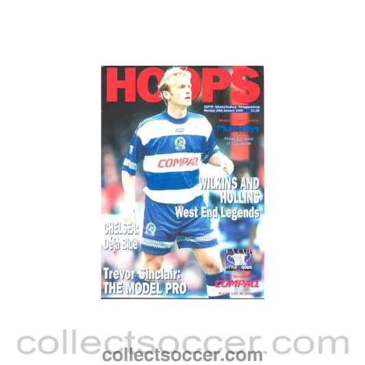 1996 - Queen’s Park Rangers vChelsea official programme 29/01/1996