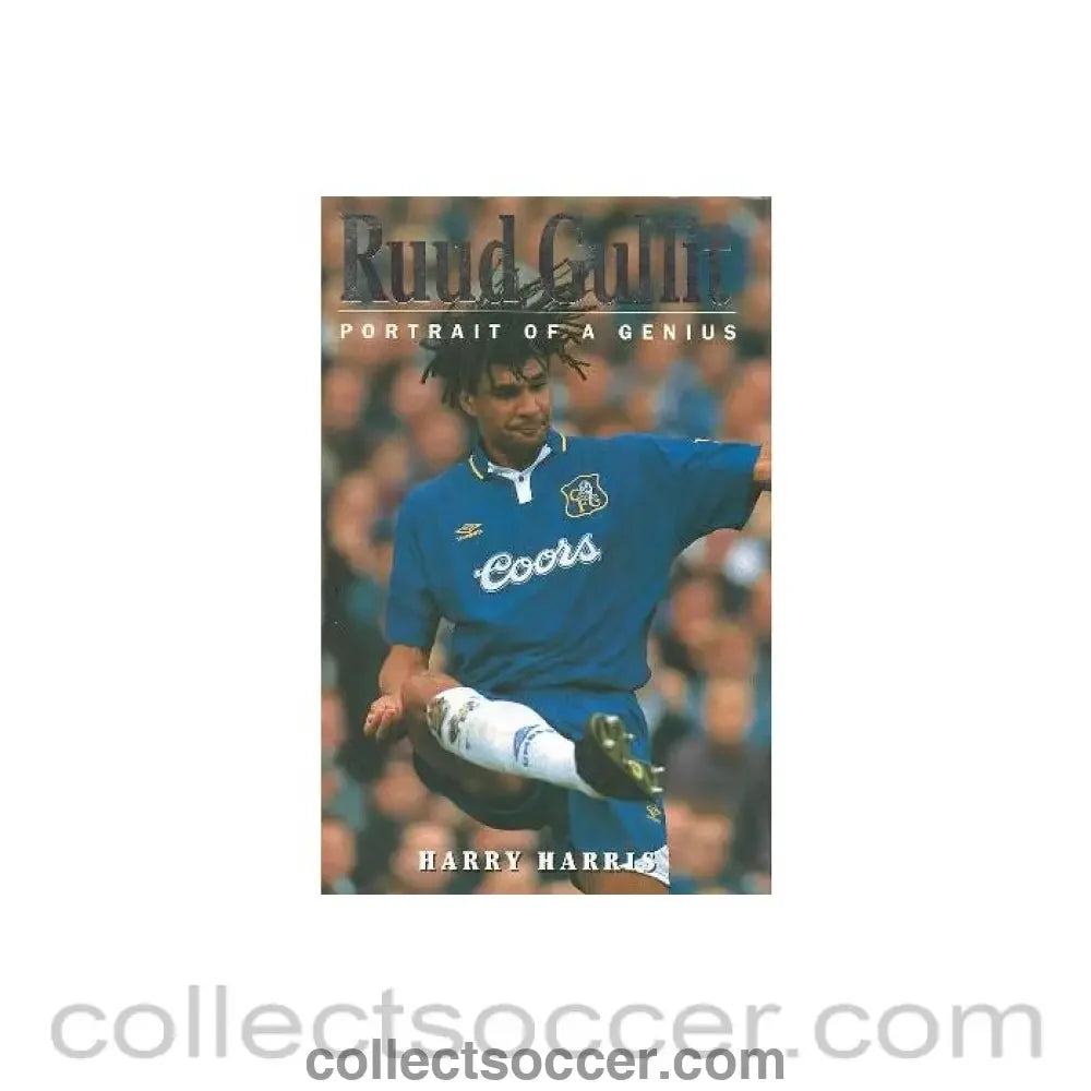 1996 - Ruud Gullit - Portrait of a Genius book by Harry Harris 1996 hard bound
