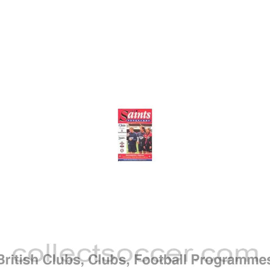 1996 - Southampton vChelsea official programme 18/08/1996 Premier League