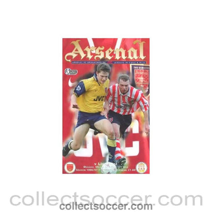 1997 - Arsenal v Liverpool official programme 24/03/1997 Carling Premiership - Collect Soccer