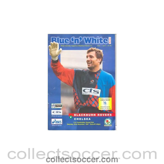 1997 - Blackburn Rovers v Chelsea official programme 22/11/1997