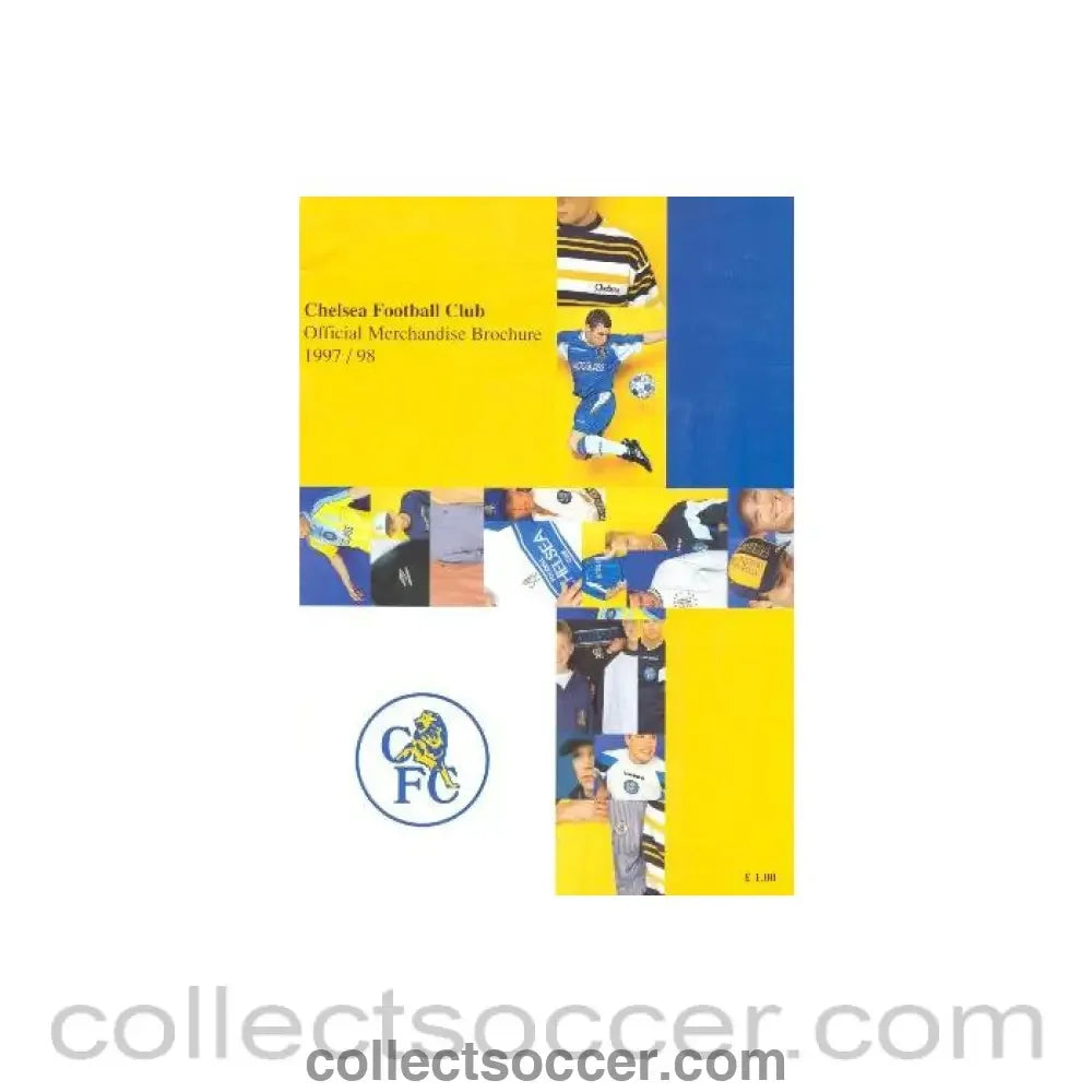 1997 - Chelsea Official Merchandise Brochure of Season 1997-1998