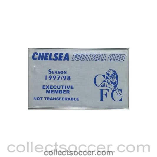 1997 - Chelsea Season Ticket 1997-1998