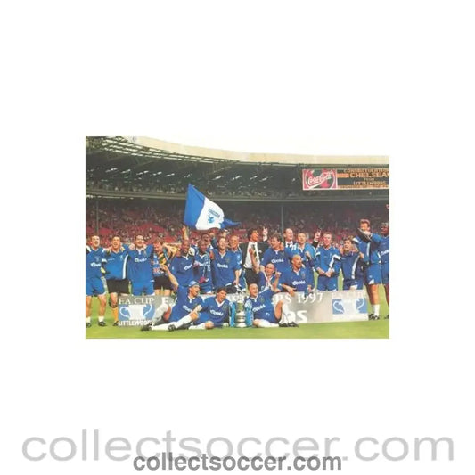 1997 - Chelsea set of 100 colour photographs - Chelsea 1997 F.A. Cup Winners