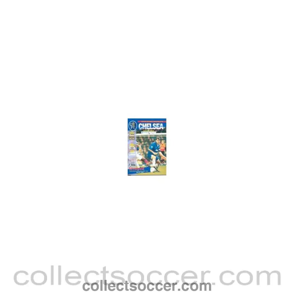 1997 - Chelsea v Liverpool official programme 01/01/1997 Carling Premiership - Collect Soccer