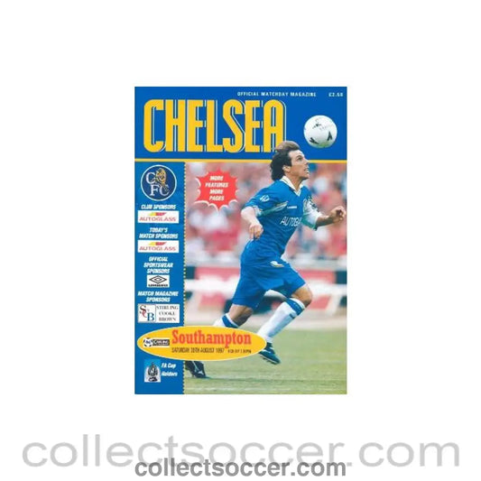 1997 - Chelsea v Southampton official programme 30/08/1997