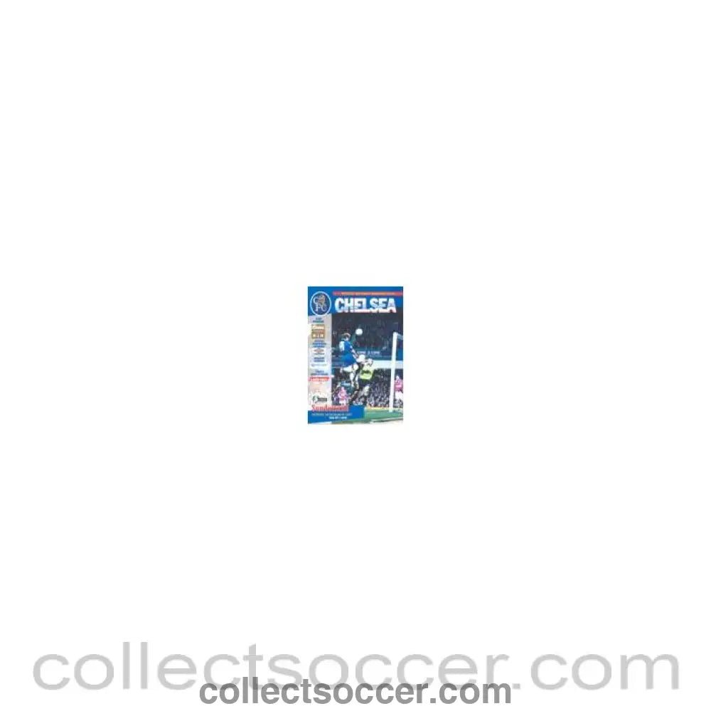 1997 - Chelsea v Sunderland official programme 16/03/1997 Carling Premiership - Collect Soccer