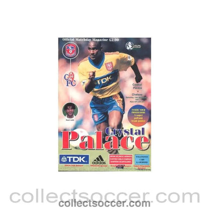 1997 - Crystal Palace vChelsea official programme 13/09/1997 - Collect Soccer