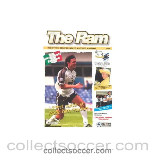 1997 - Derby County v Sampdoria official programme 04/08/1997 - Collect Soccer
