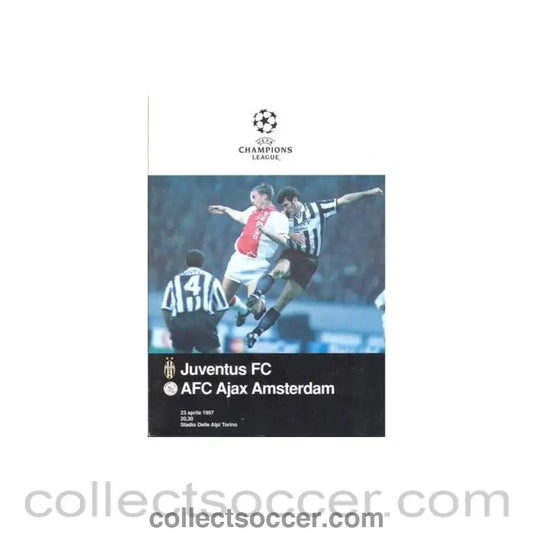 1997 Juventus v Ajax official programme 23/04/1997 Champions League