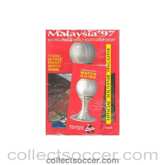 1997 - Malaysia’97 IX FIFA World Youth Championship magazine and match guide 16 June - 5 July 1997