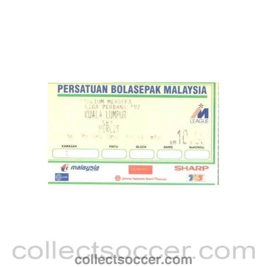 1997 - Malaysia'97 IX FIFA World Youth Championship 1997 ticket 29/04/1997 - Collect Soccer