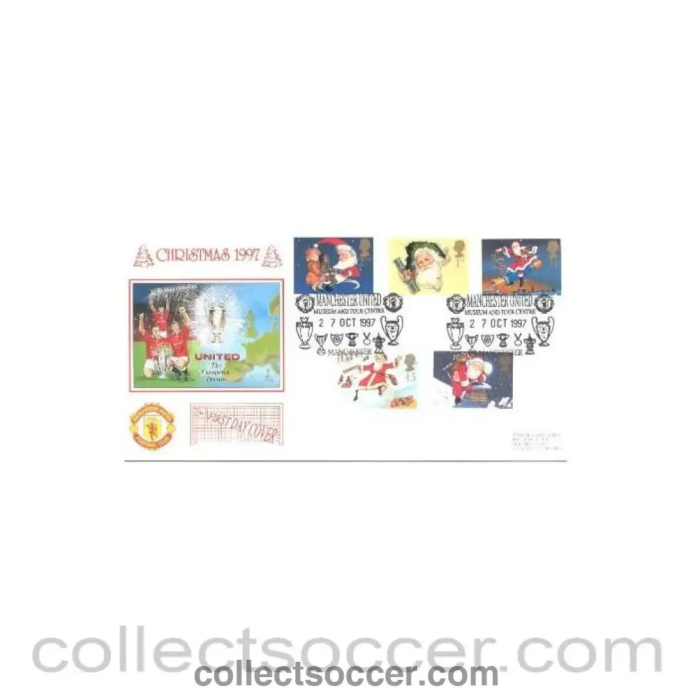 1997 - Manchester United Museum and Tour Centre first day cover of 27/10/1997 - Collect Soccer
