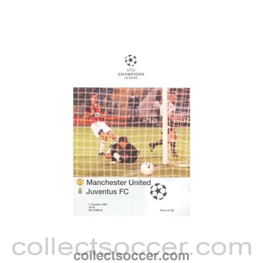 1997 - Manchester United v Juventus official programme 01/10/1997 Champions League - Collect Soccer