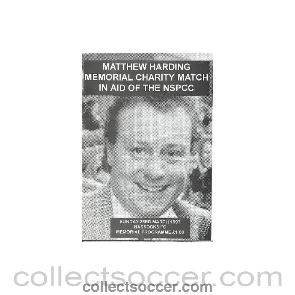 1997 - Matthew Harding Memorial Charity Match at Hassocks FC on 23/03/1997 - Collect Soccer