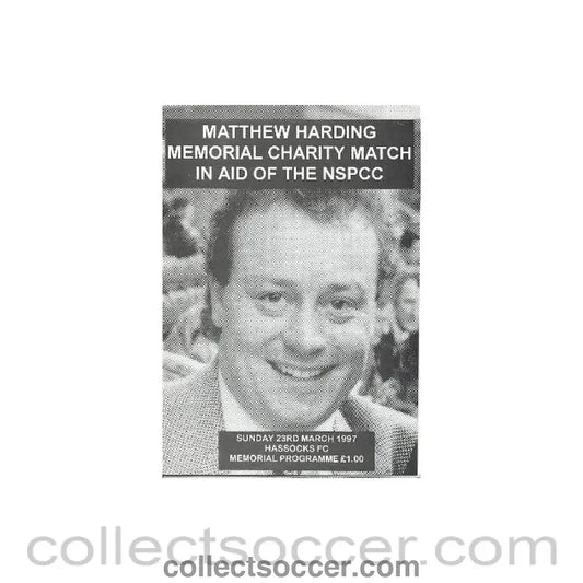 1997 - Matthew Harding Memorial Charity Match at Hassocks FC on 23/03/1997 - Collect Soccer
