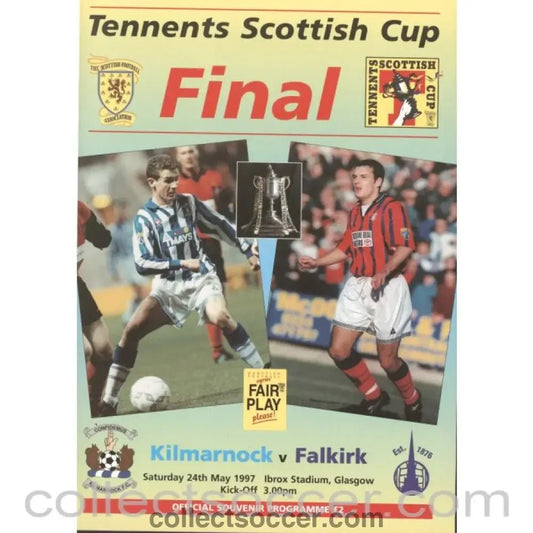 1997 Scottish Cup Final Kilmarnock v Falkirk Official Football Programme - Collect Soccer