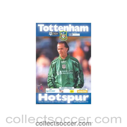 1997 - Tottenham Hotspur vChelsea official programme 06/12/1997