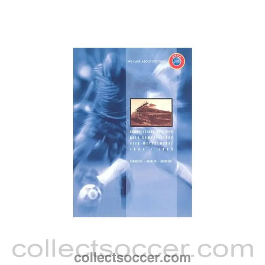 1997 - UEFA Competitions 1997-1998 Results brochure - Collect Soccer