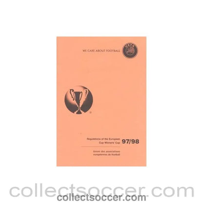 1997 - UEFA Regulations of the European Cup Winners Cup 1997-1998 - Collect Soccer