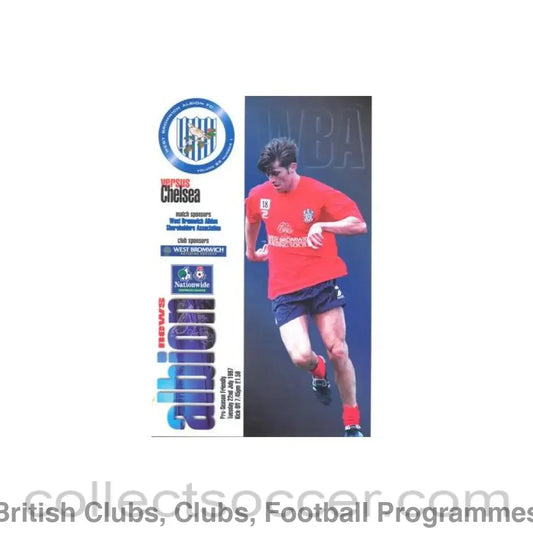 1997 - West Bromwich Albion vChelsea official programme 22/07/1997 Pre-Season Friendly