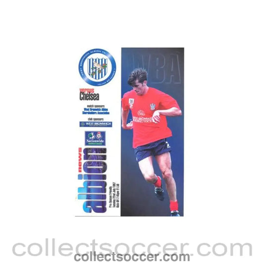 1997 - West Bromwich Albion vChelsea official programme 22/07/1997 Pre - Season Friendly - Collect Soccer