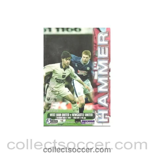 1997 - West Ham United v Newcastle United official programme 06/05/1997 - Collect Soccer