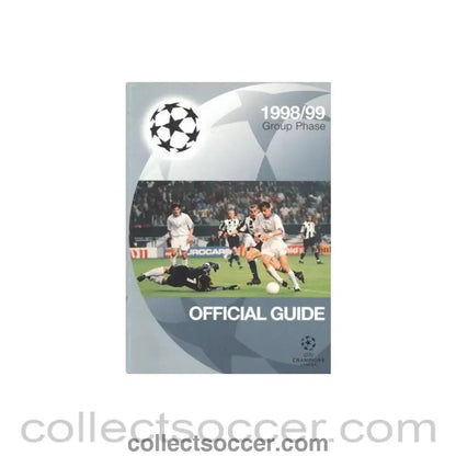1998-1999 Champions League Official Guide Group Phase - Collect Soccer