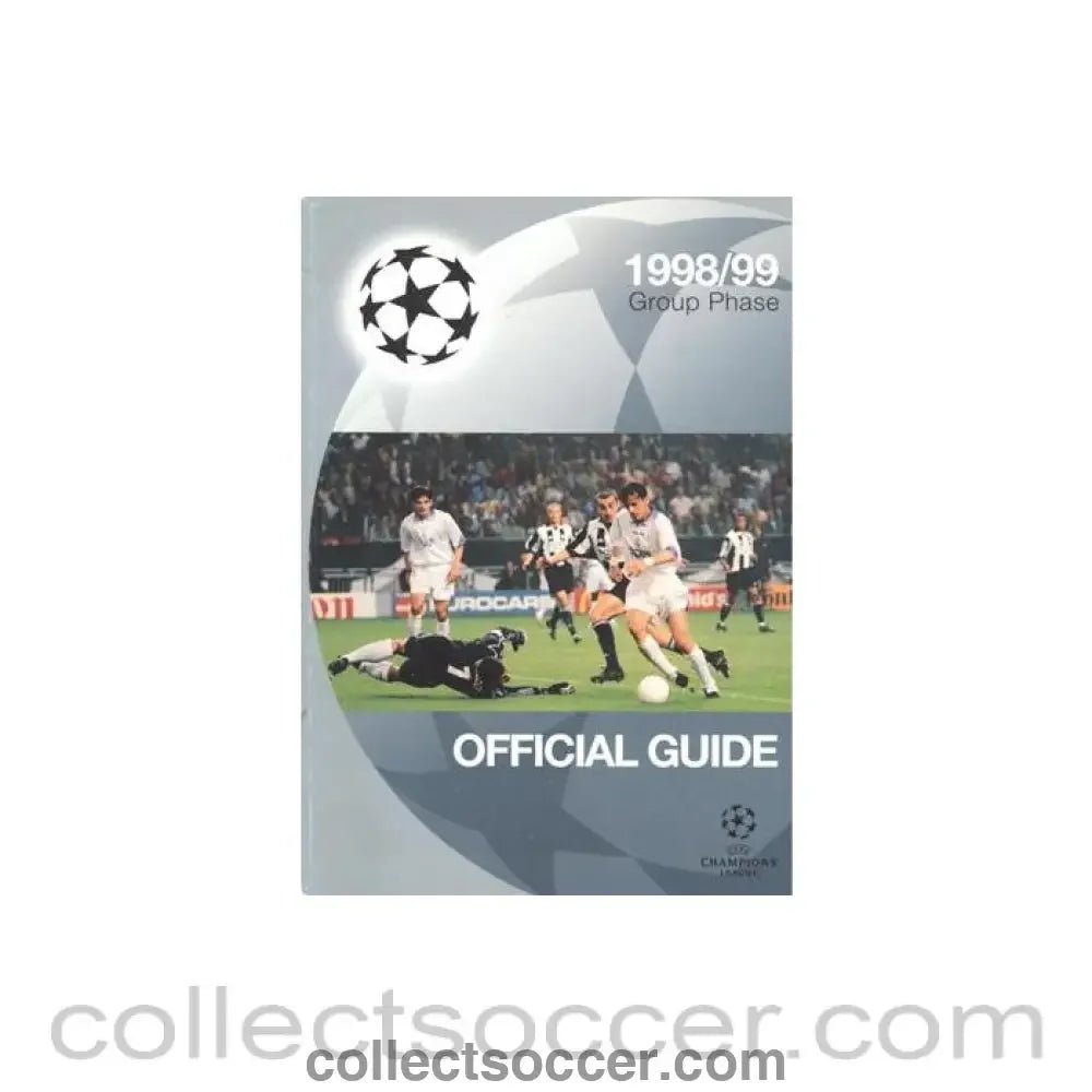 1998-1999 Champions League Official Guide Group Phase - Collect Soccer