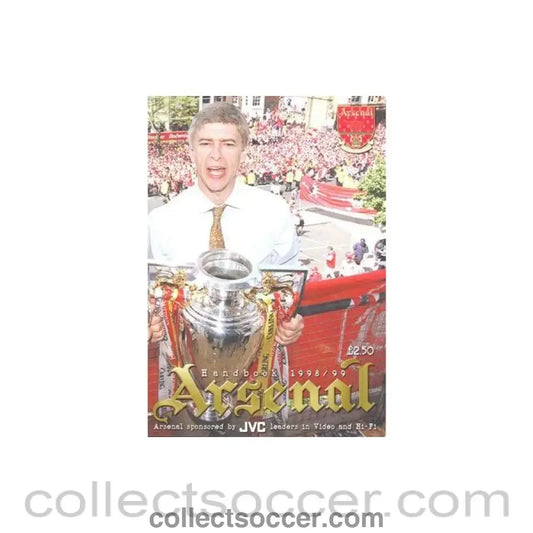 1998 - Arsenal official handbook 1998-1999