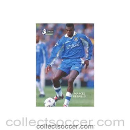 1998 - Chelsea Marcel Desailly unofficial postcard of season 1998-1999