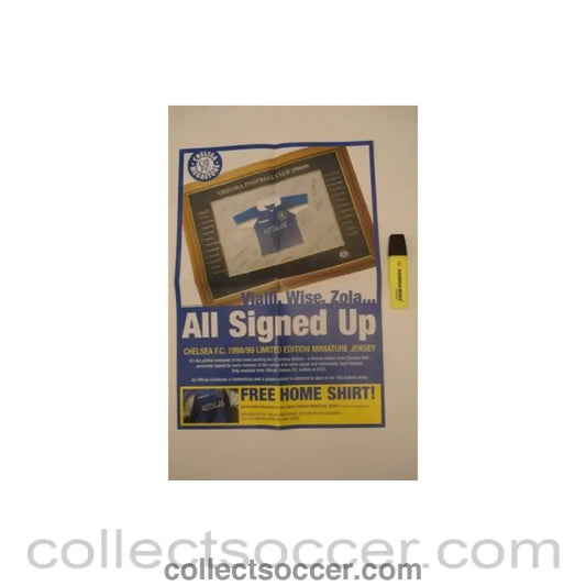 1998 - Chelsea Megastore 1998-1999 poster