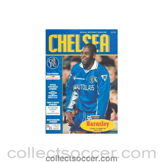 1998 - Chelsea v Barnsley official programme 31/01/1998 - Collect Soccer