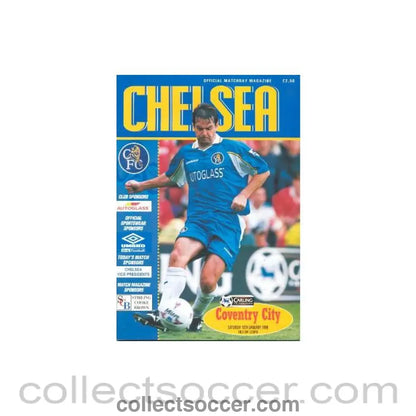 1998 - Chelsea v Coventry City official programme 10/01/1998