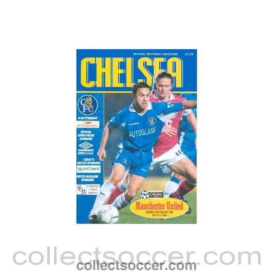 1998 - Chelsea v Manchester United official programme 28/02/1998