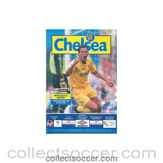 1998 - Chelsea v Newcastle United official programme 22/08/1998
