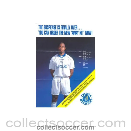 1998 - Chelsea Village Merchandising order form of 29/05/1998
