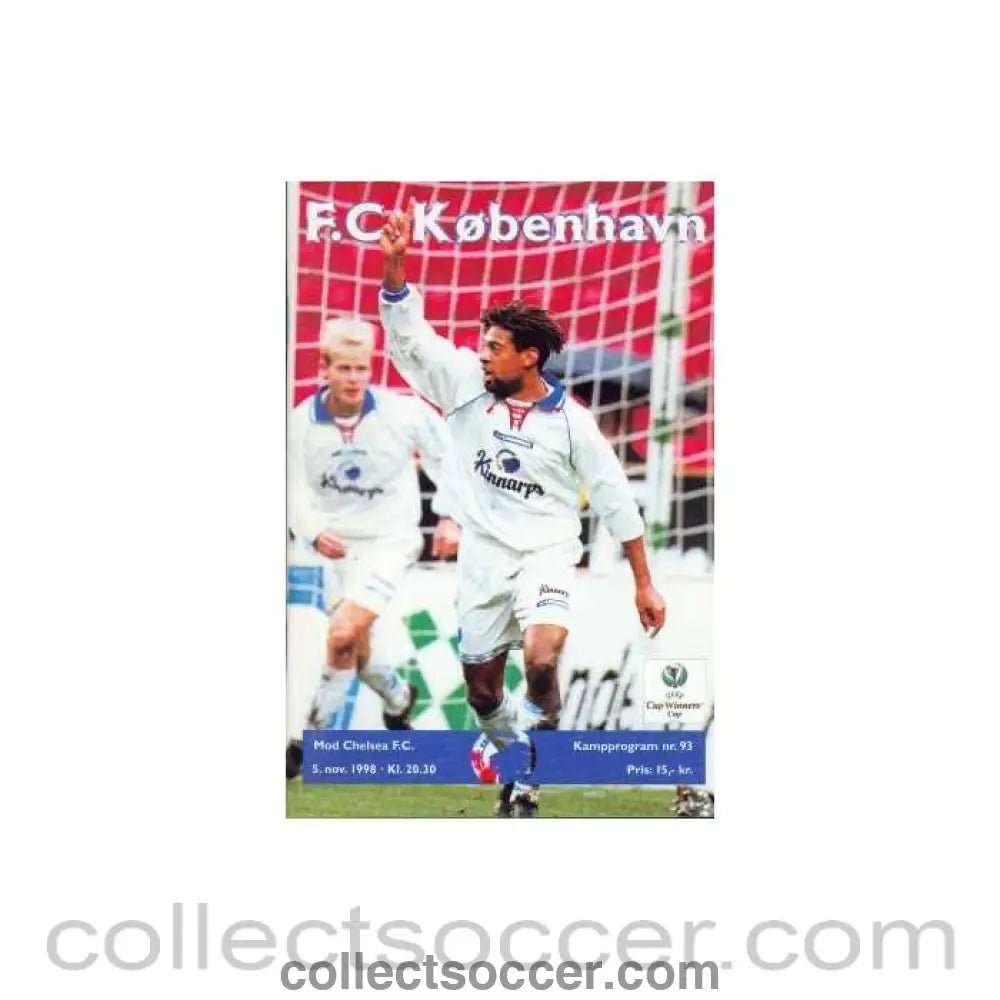 1998 - Copenhagen VChelsea CWC official programme 05/11/1998 - Collect Soccer