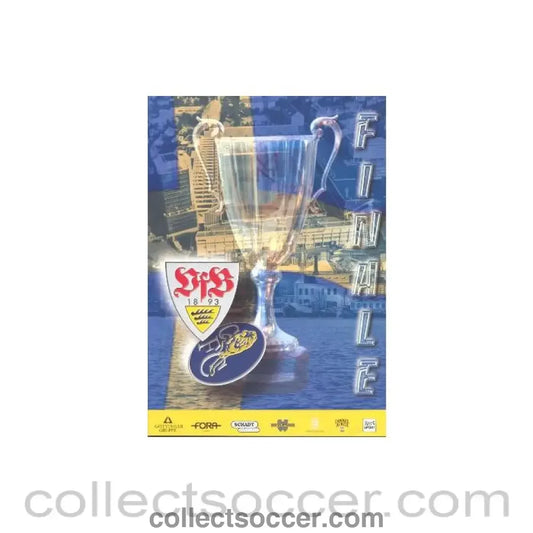 1998 Cup Winners Cup Final Stuggart Issue Programme Chelsea v Stuttgart