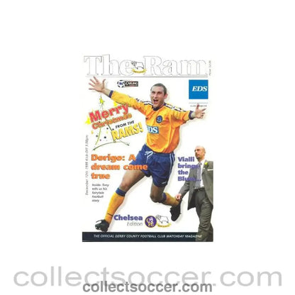 1998 - Derby County vChelsea official programme 12/12/1998