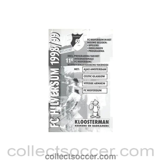 1998 - Hilversum 1998 - 1999 Youth Tournament official programme - Collect Soccer