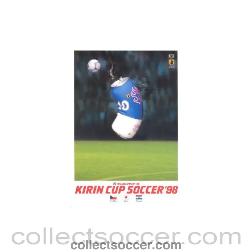 1998 Japan Cup Kirin World Challenge Cup official programme Japan v Czech Republic v Paraguay - Collect Soccer
